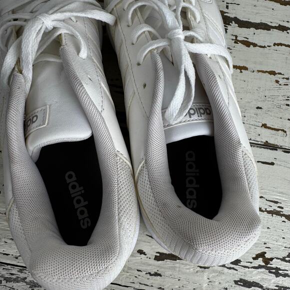 Adidas Hoops 2.0 Women's Sneakers Cloud White FY6024 Size 11 Basketball Shoes - Picture 6 of 12